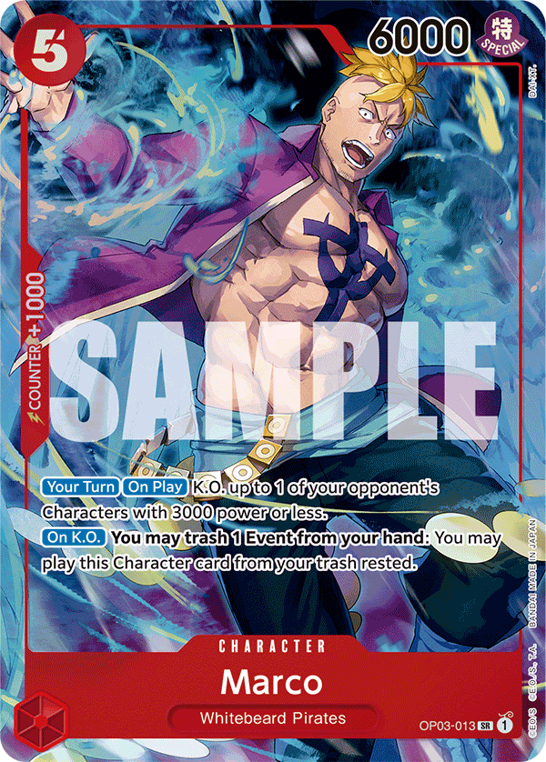 Marco One Piece card