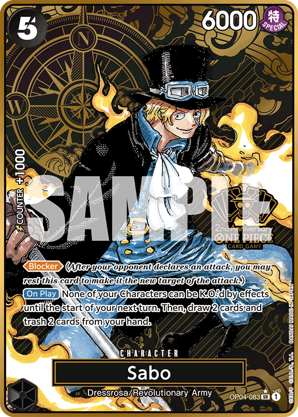 Sabo One Piece card