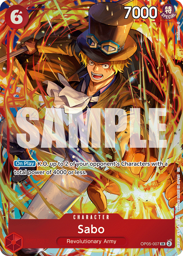 Sabo One Piece card