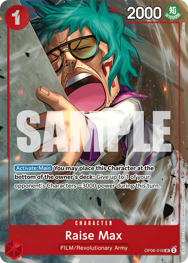 Raise Max One Piece card