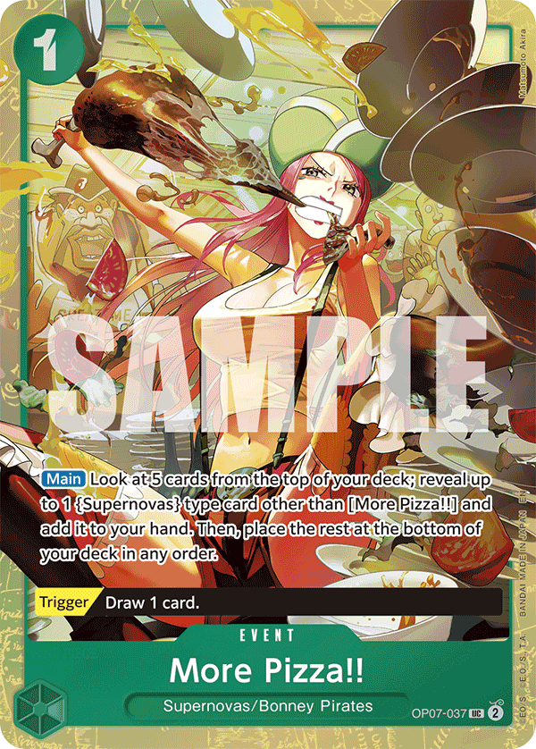 More Pizza!! One Piece card