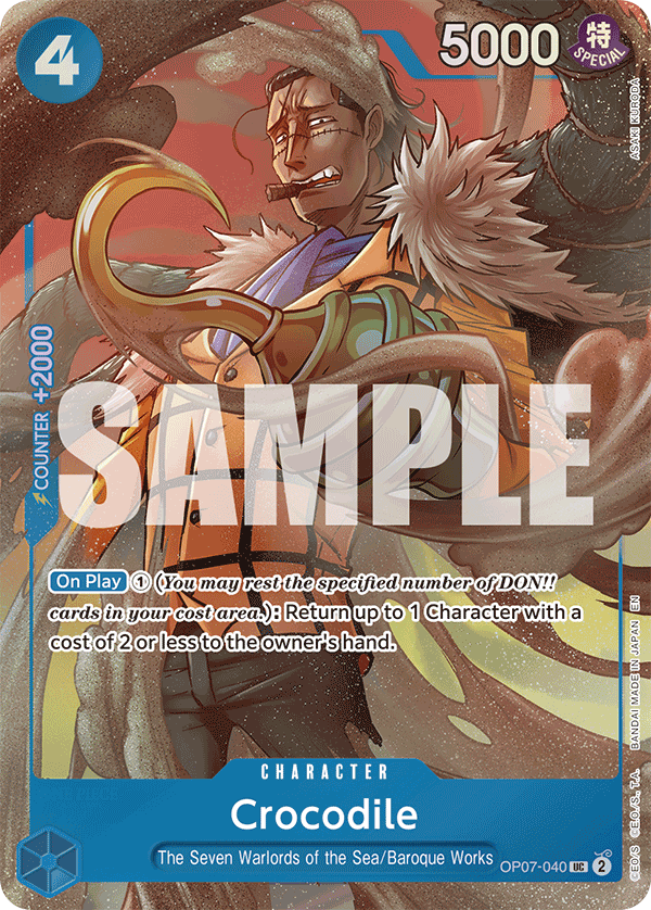 Crocodile One Piece card