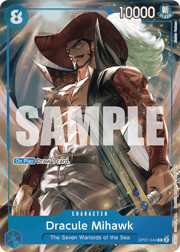 Dracule Mihawk One Piece card