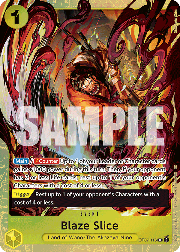 Blaze Slice One Piece card