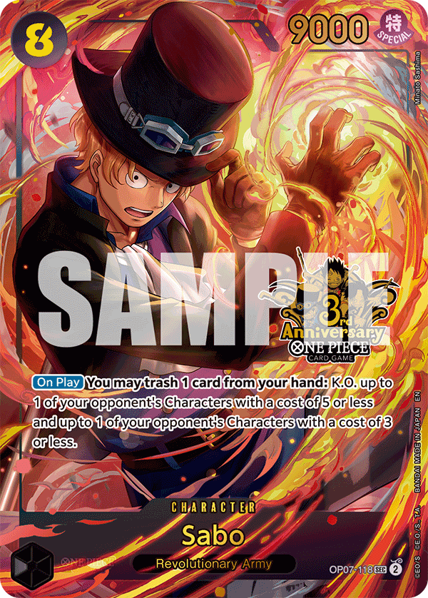 Sabo One Piece card