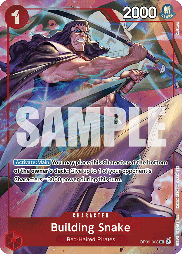 Building Snake One Piece card