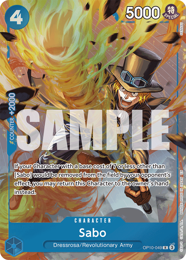 Sabo One Piece card