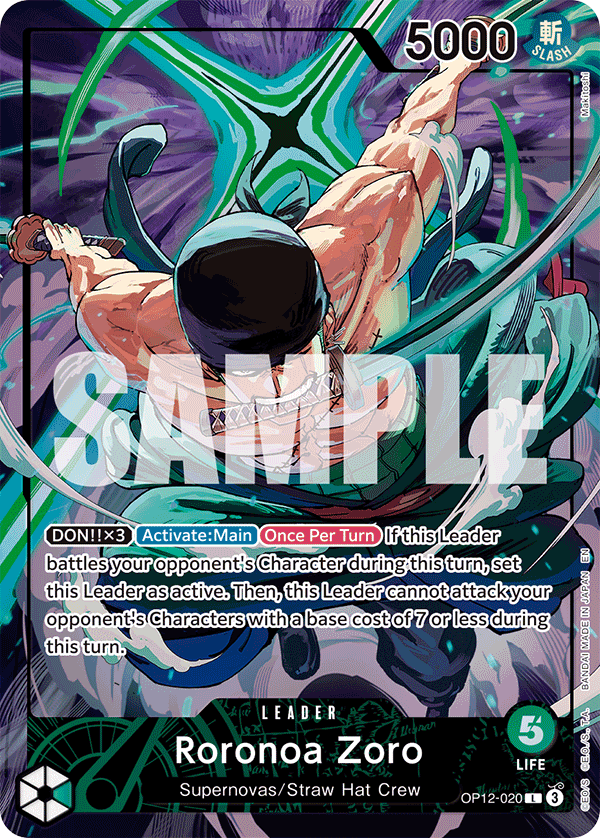 Roronoa Zoro One Piece card
