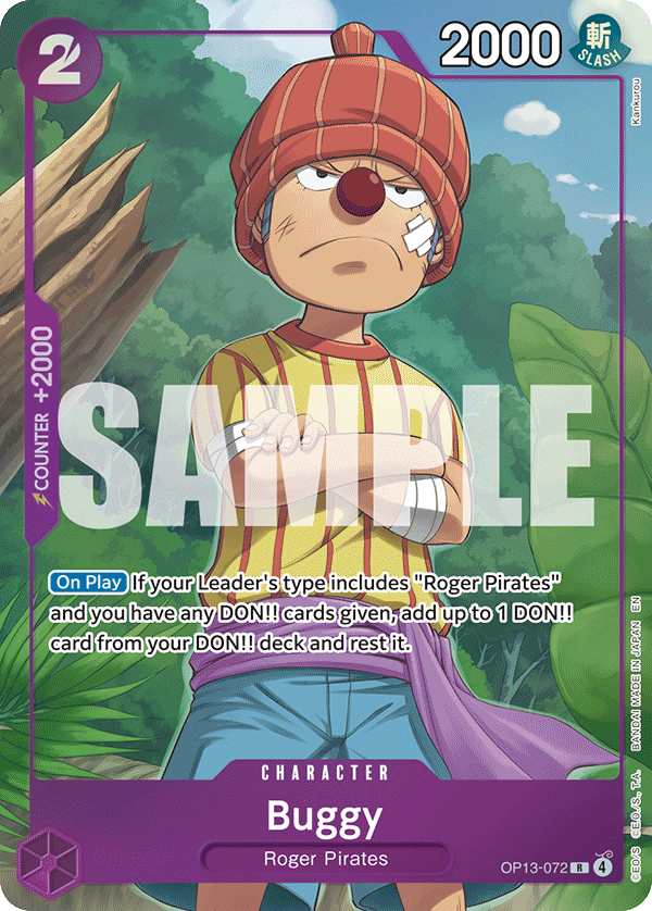 Buggy One Piece card