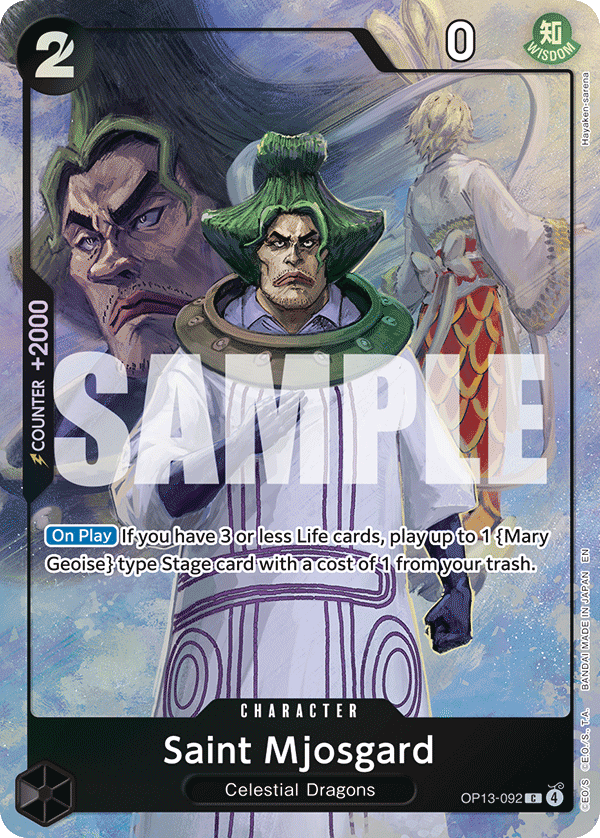 Saint Mjosgard One Piece card