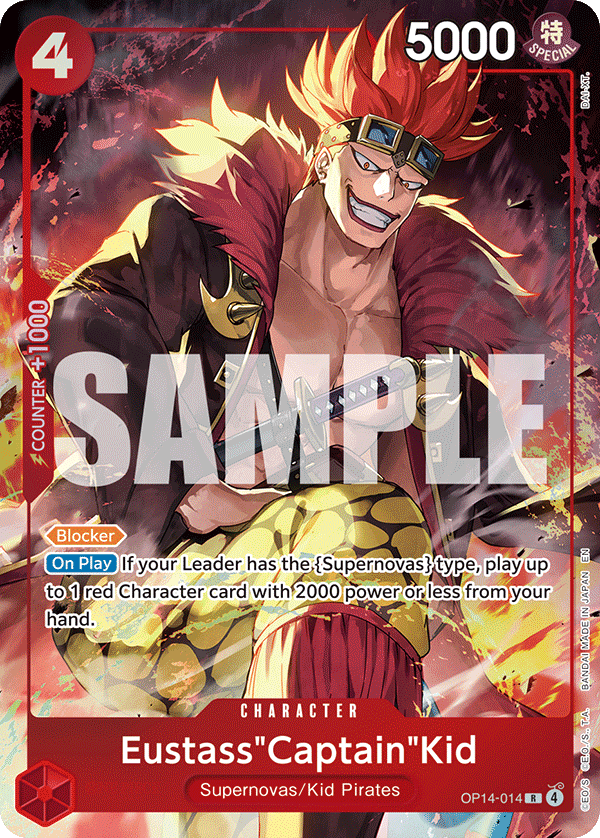 Eustass"Captain"Kid One Piece card