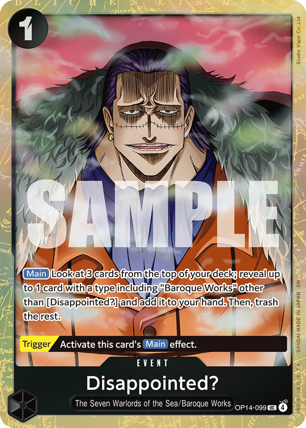 Disappointed? One Piece card