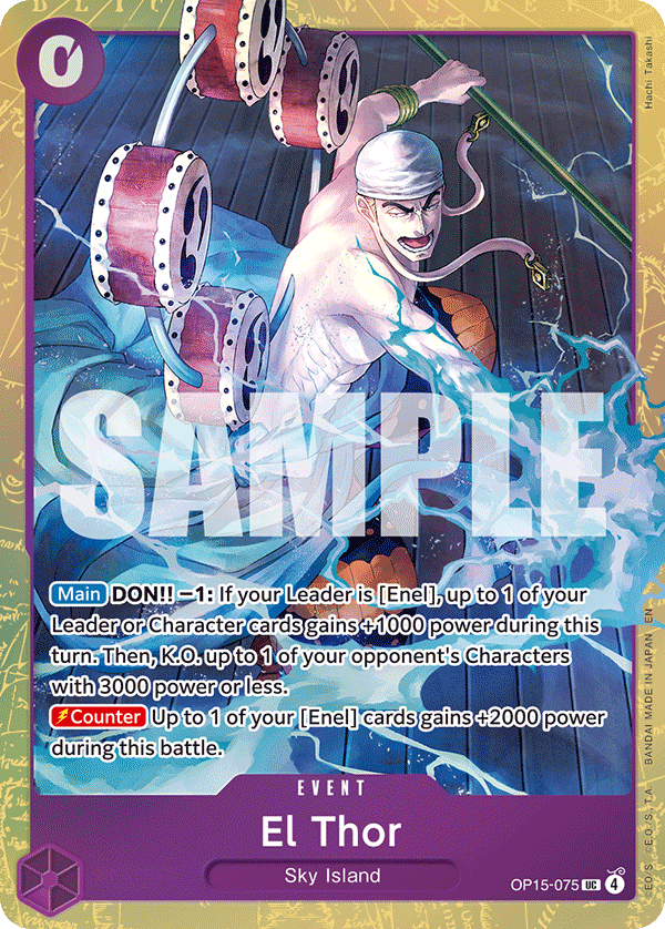 El Thor One Piece card