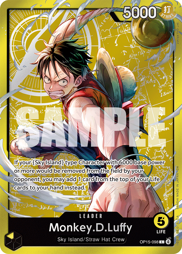 Monkey.D.Luffy One Piece card