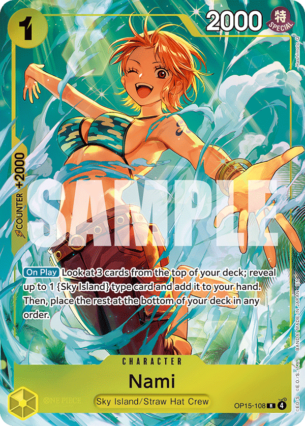 Nami One Piece card