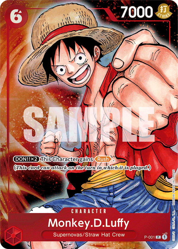 Monkey.D.Luffy One Piece card