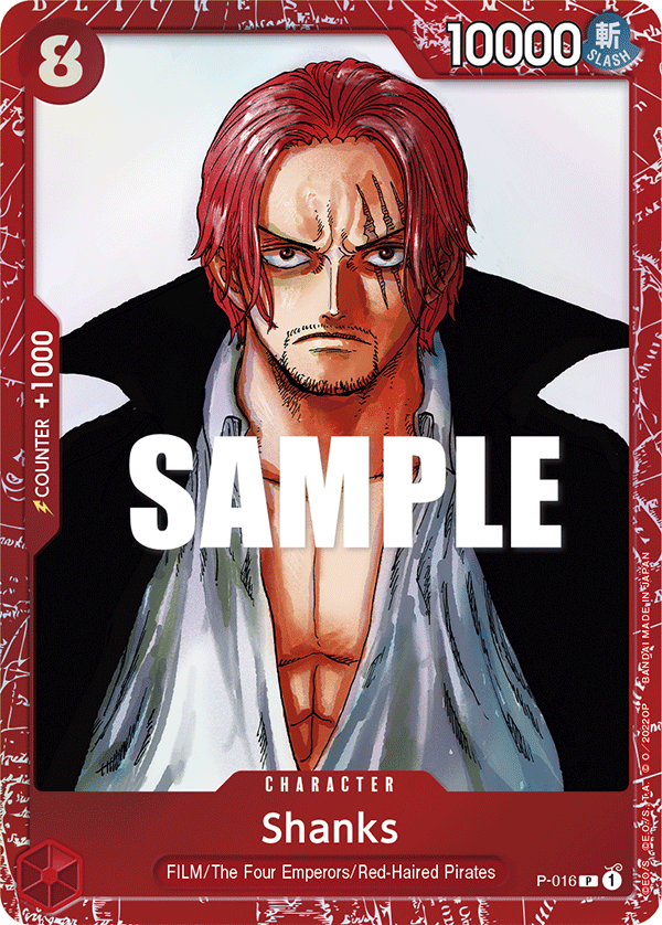 Shanks One Piece card