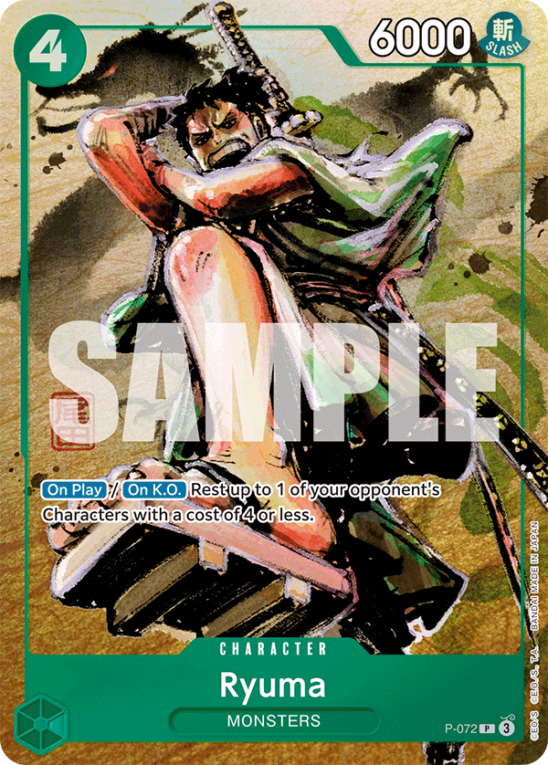 Ryuma One Piece card