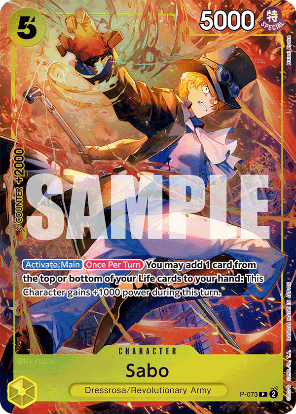 Sabo One Piece card