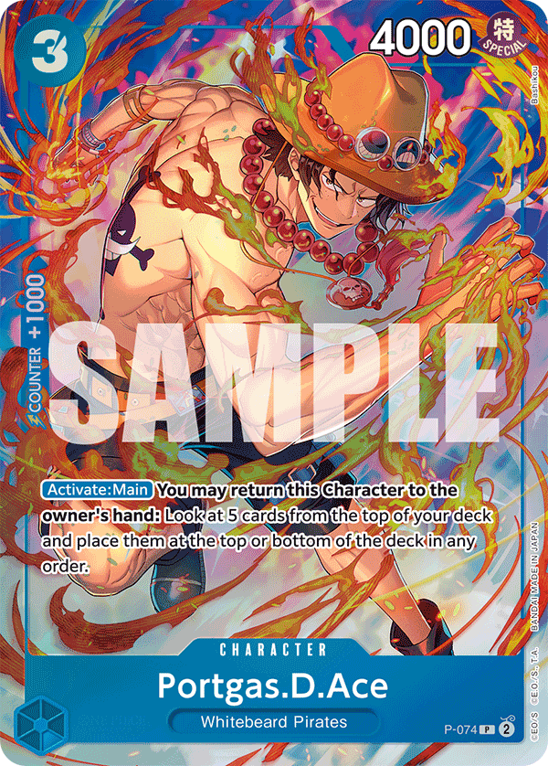 Portgas.D.Ace One Piece card