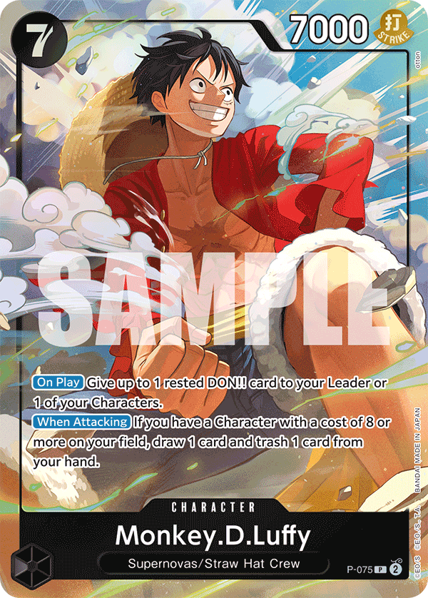 Monkey.D.Luffy One Piece card