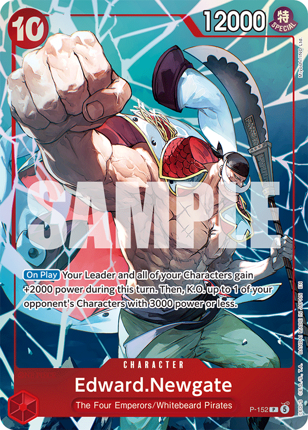 Edward.Newgate One Piece card