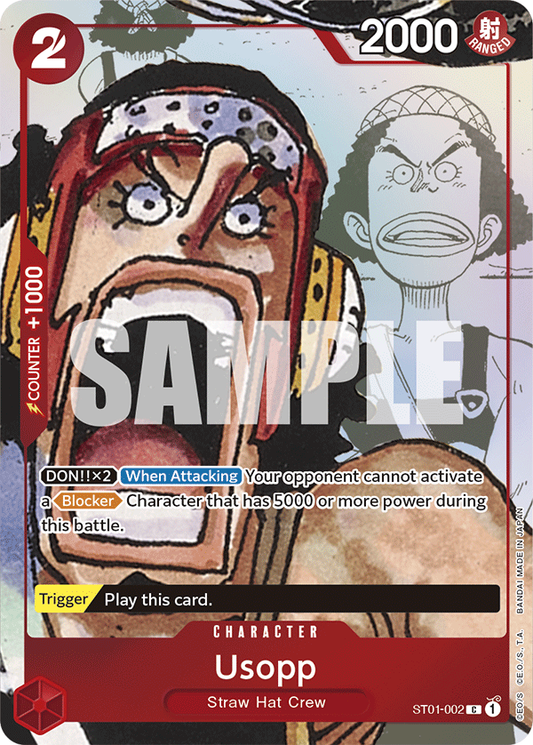 Usopp One Piece card