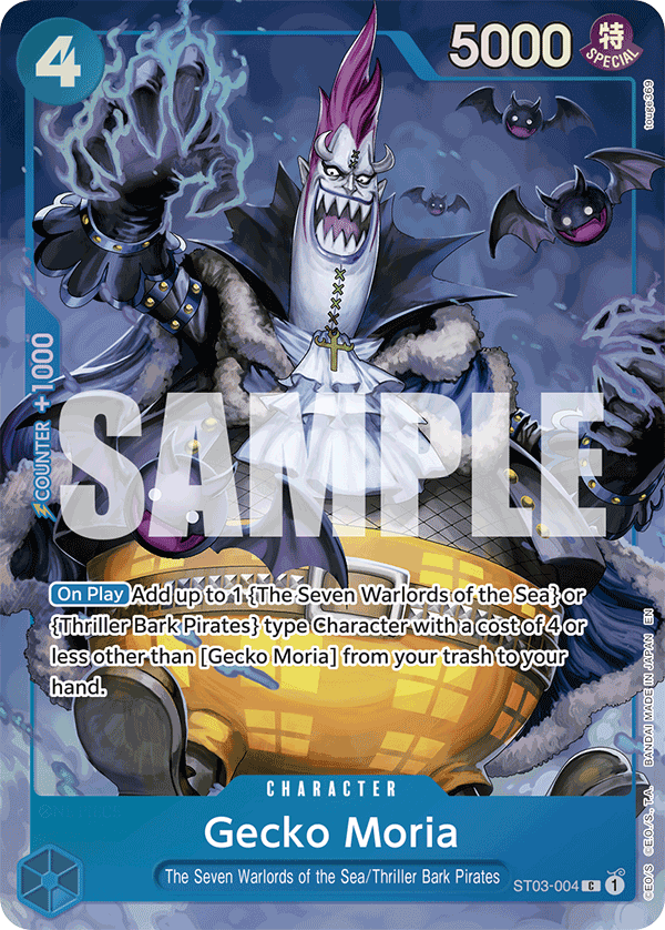 Gecko Moria One Piece card