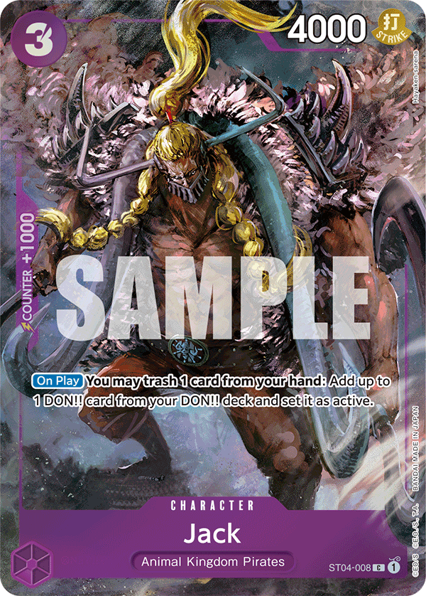 Jack One Piece card