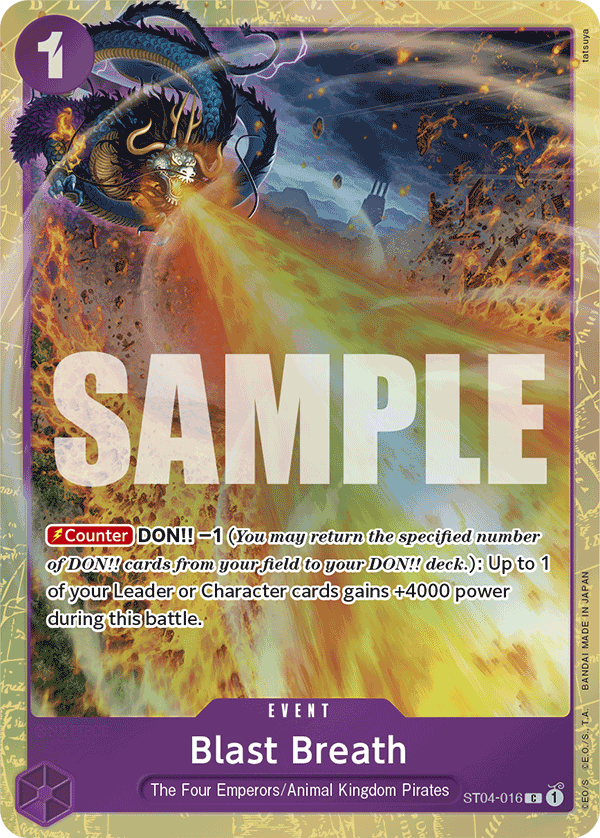 Blast Breath One Piece card