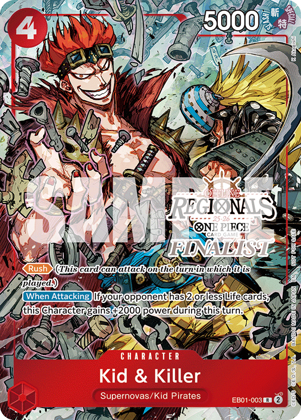 Kid & Killer One Piece card