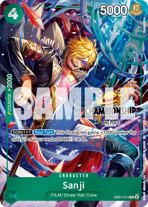 Sanji One Piece card