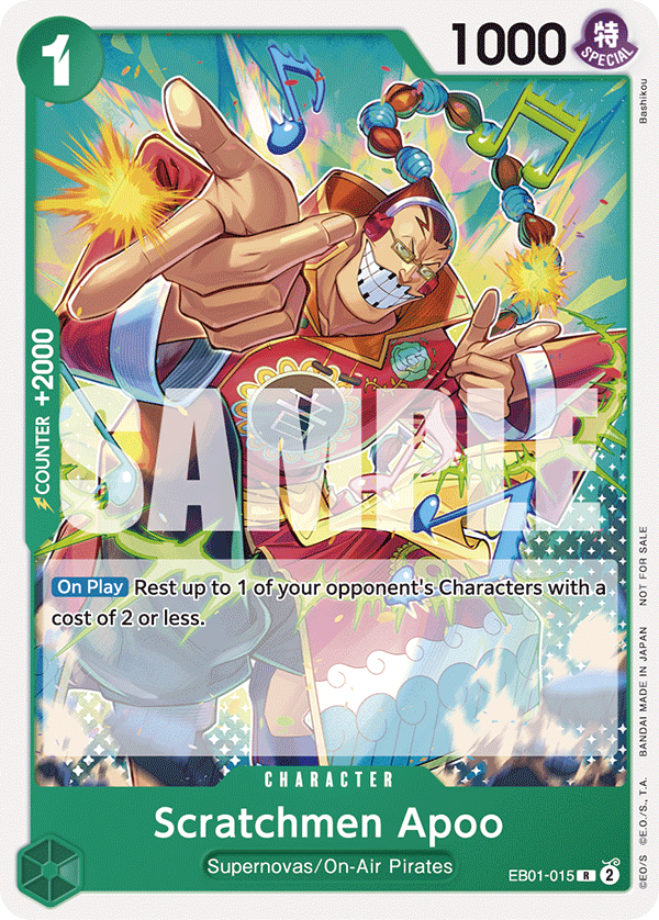 Scratchmen Apoo One Piece card
