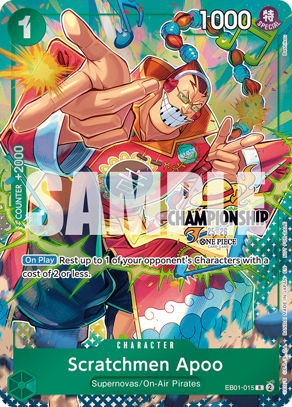 Scratchmen Apoo One Piece card