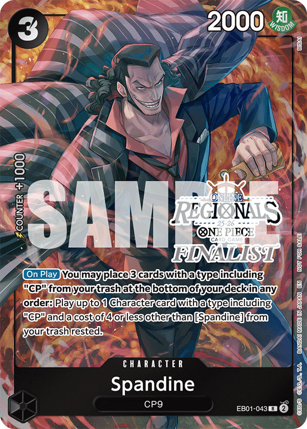 Spandine One Piece card