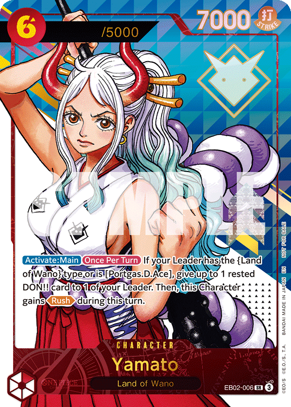 Yamato One Piece card