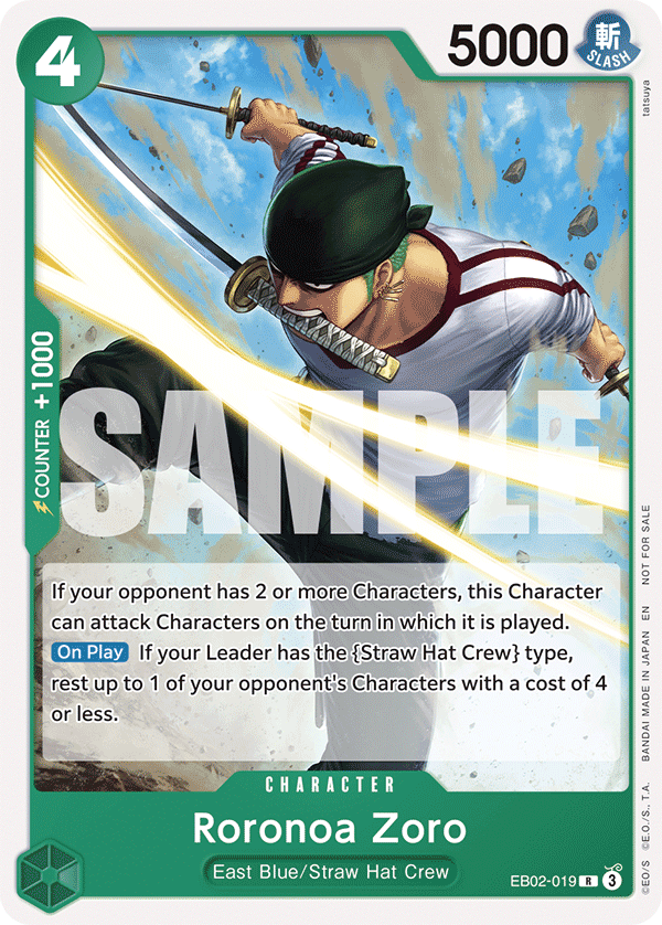Roronoa Zoro One Piece card