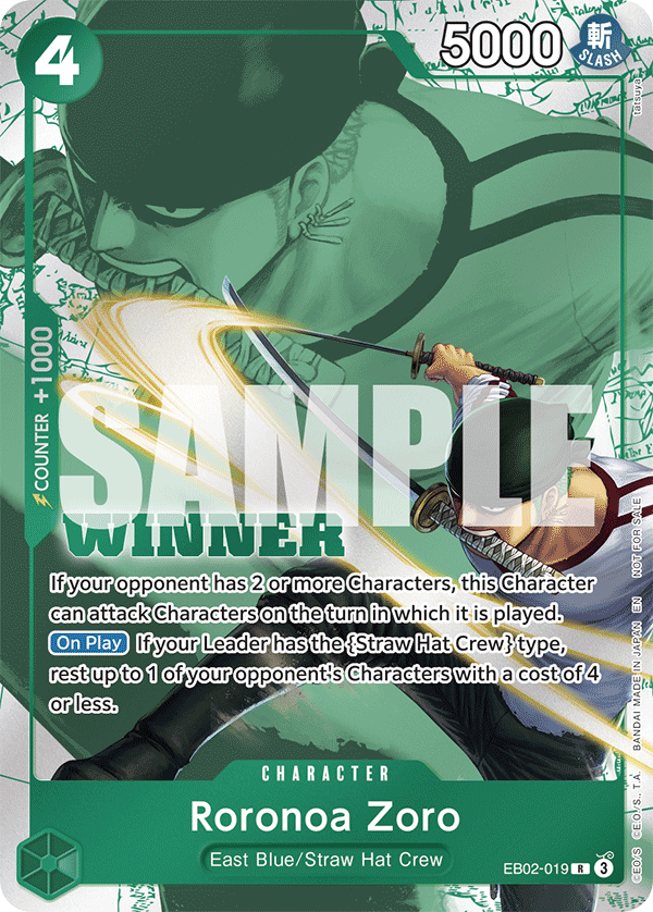 Roronoa Zoro One Piece card
