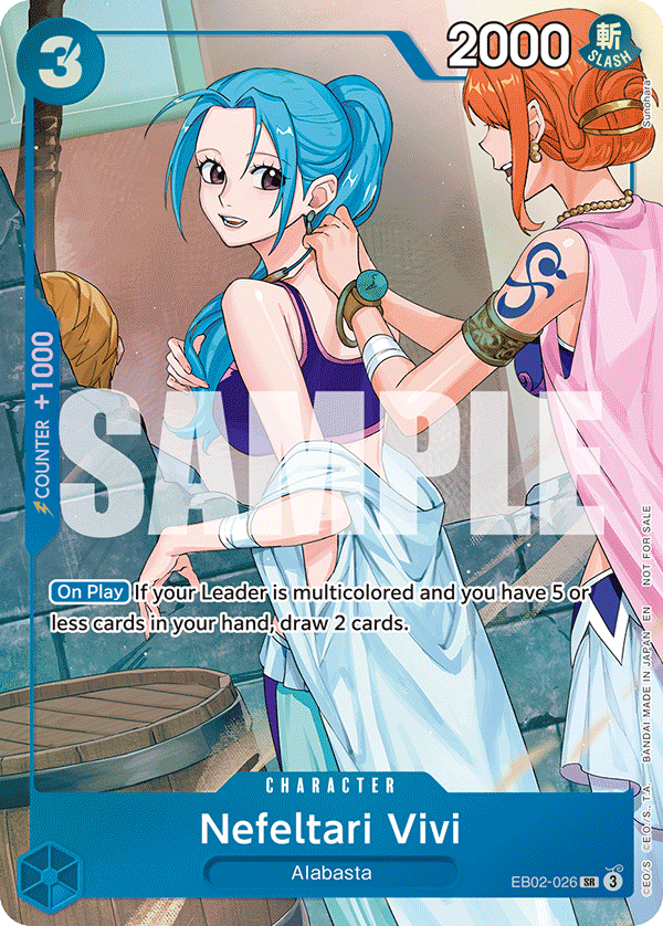 Nefeltari Vivi One Piece card