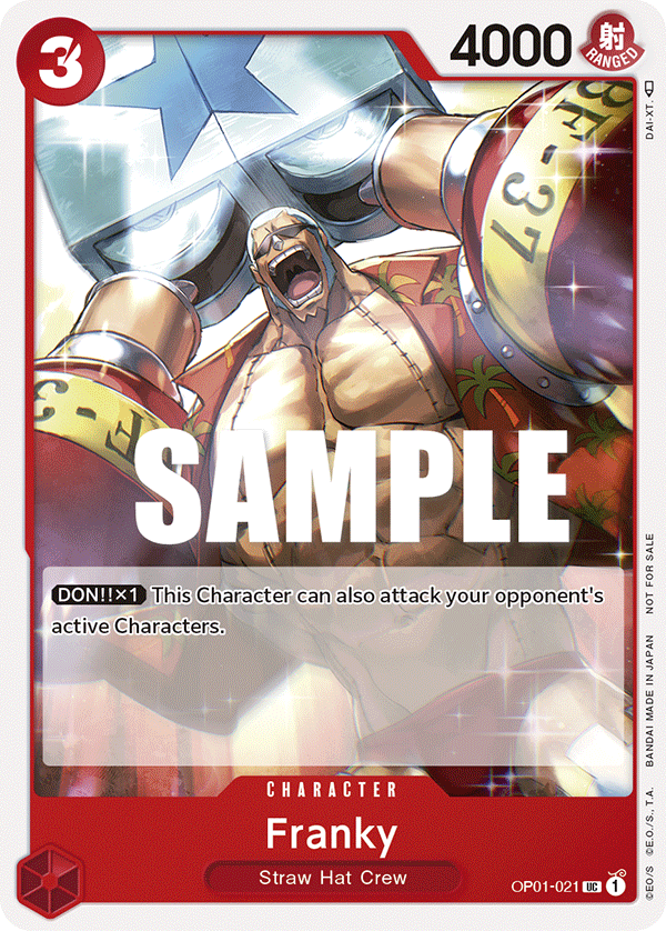 Franky One Piece card