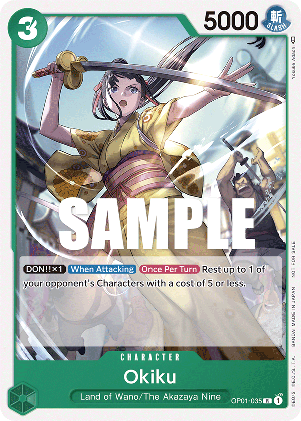 Okiku One Piece card