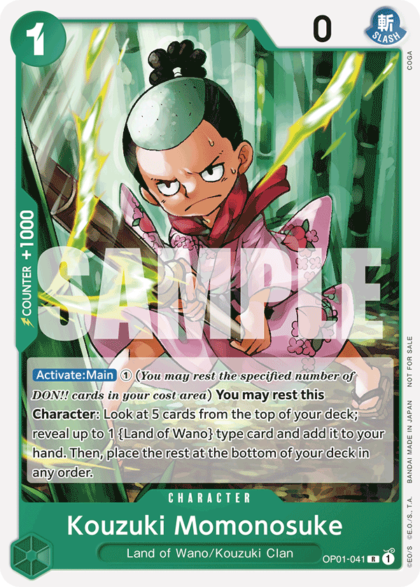Kouzuki Momonosuke One Piece card