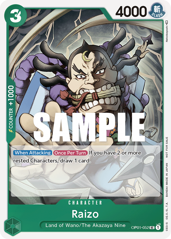 Raizo One Piece card
