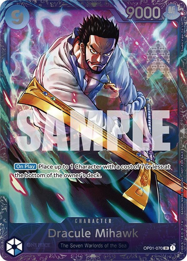 Dracule Mihawk One Piece card