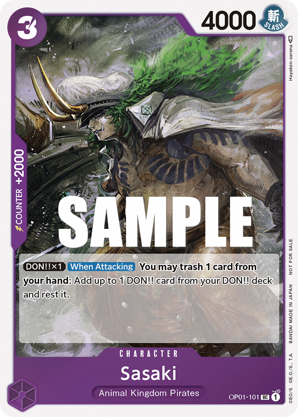 Sasaki One Piece card