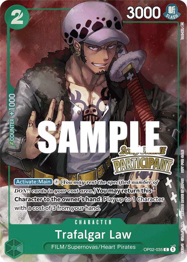 Trafalgar Law One Piece card