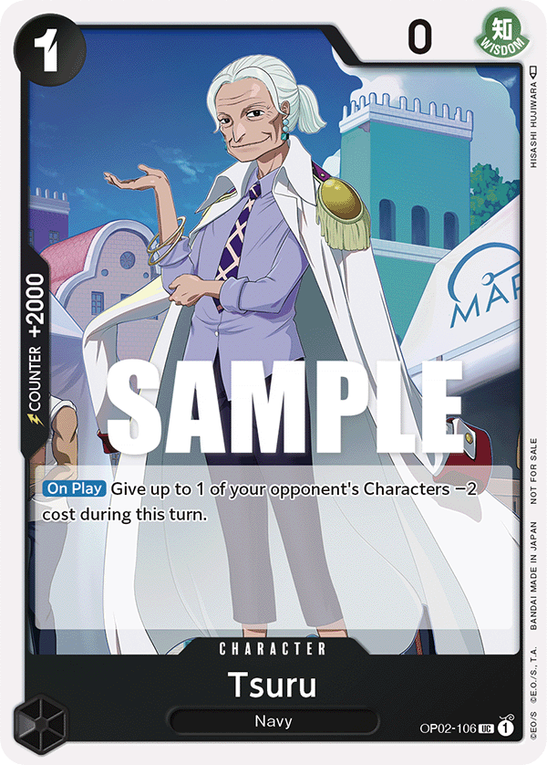 Tsuru One Piece card