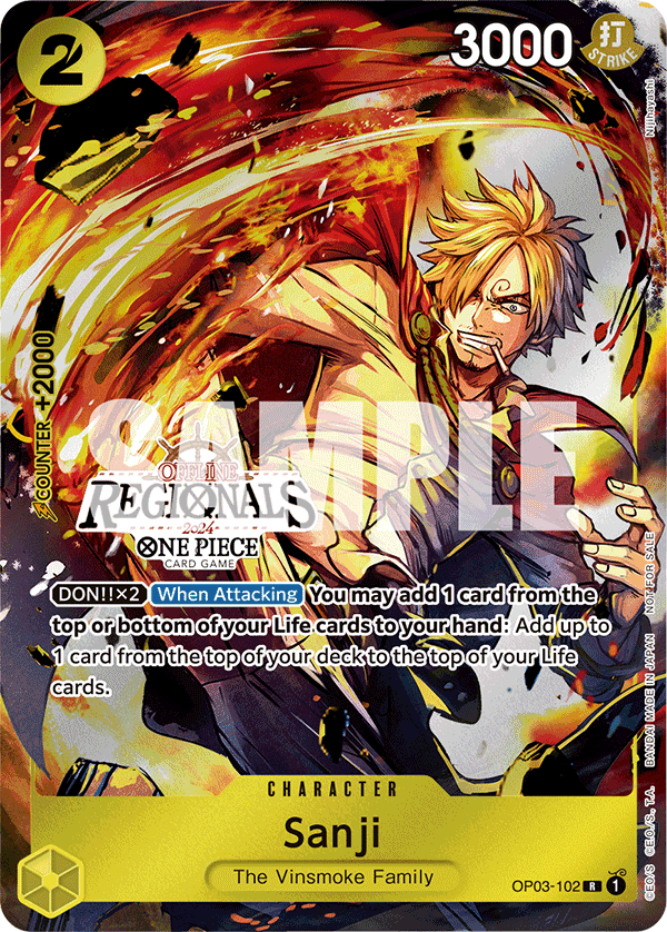 Sanji One Piece card