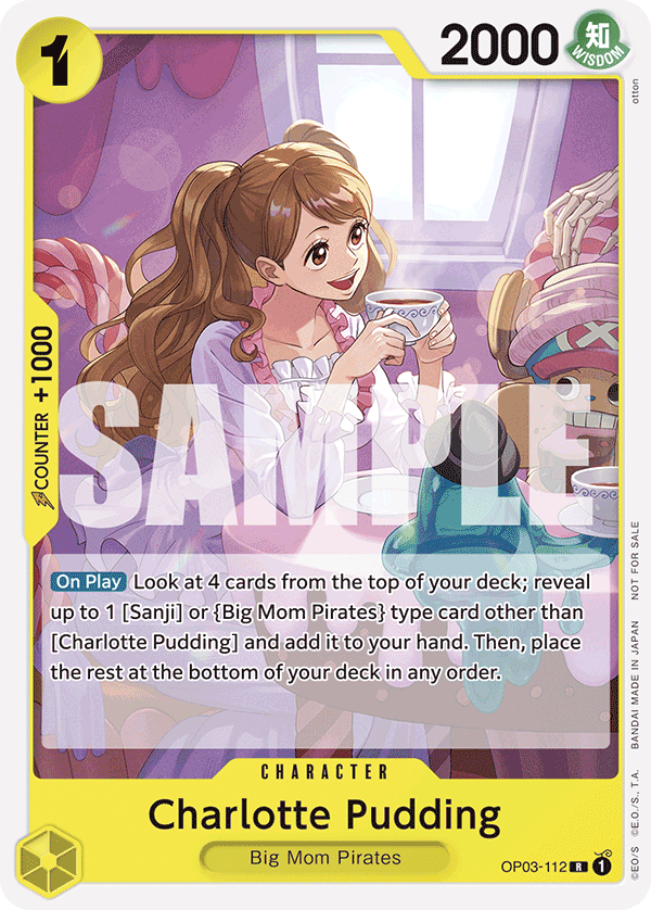 Charlotte Pudding One Piece card