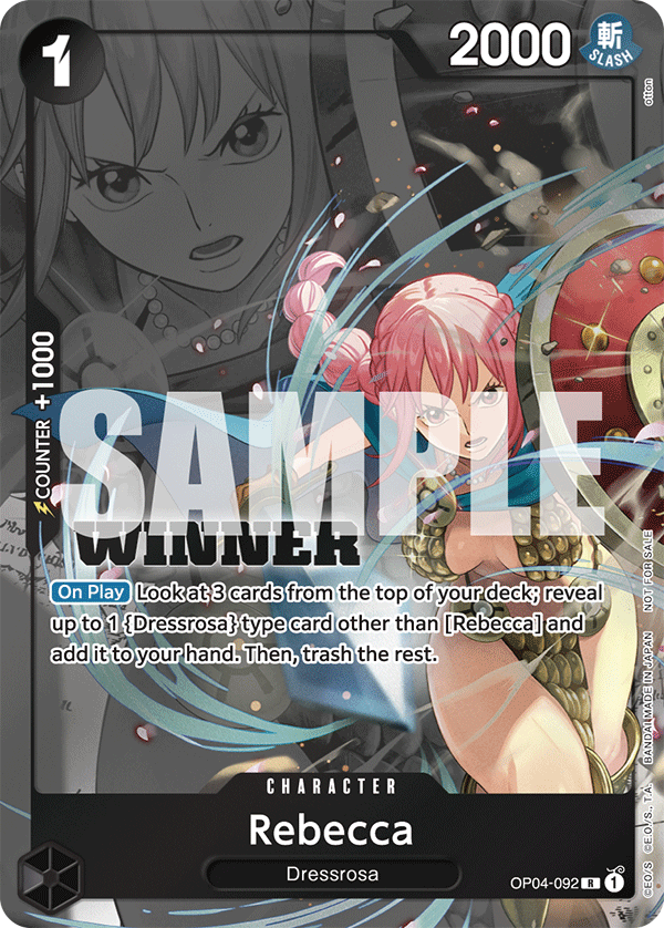 Rebecca One Piece card